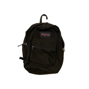 JanSport Crosstown Plus Black Daily Backpack